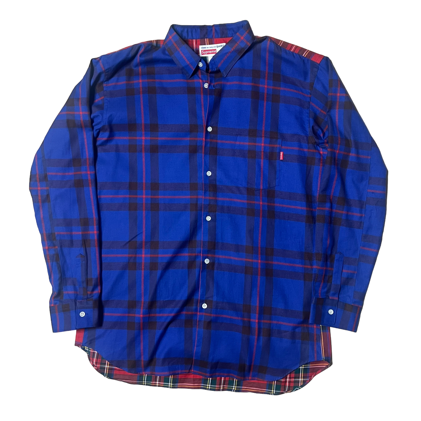 Supreme Comme des Garçon Flannel Button up