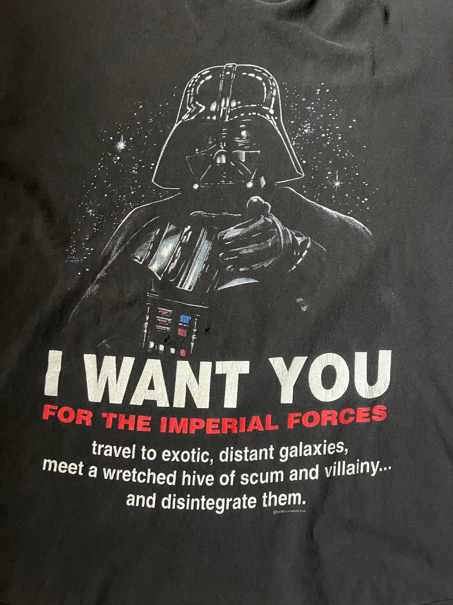 Star Wars “I Want You” Dark Vader tee